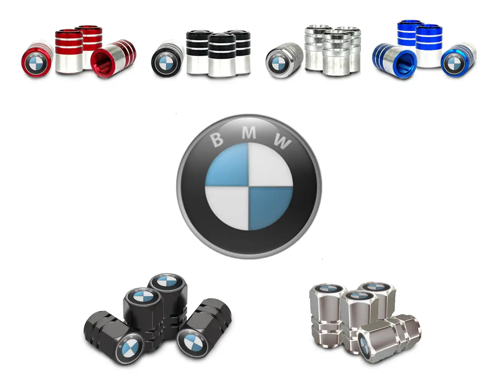 BMW Tapones De Válvula Moto Estilo Tuning
